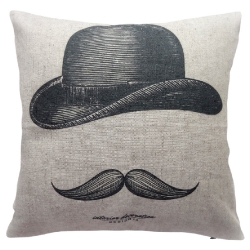 Декоративная подушка moustache
